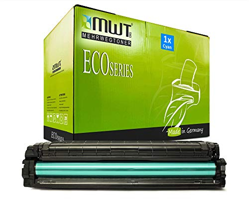 Mehrwegtoner MWT Toner mit 50% mehr Leistung für CLP-680 CLX-6260 ersetzen Samsung Samsung Blaue CLT-C506L Patronen Original (ISO-Norm 19798 )