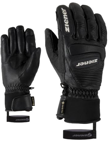 Ziener Erwachsene Guard GTX Grip PR Ski-Handschuhe/Wintersport | Wasserdicht, Atmungsaktiv, Gore-tex, Primaloft, Leder, Rennlauf