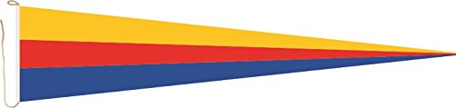 U24 Langwimpel Nordfriesland ohne Wappen Fahne Flagge Wimpel 150 x 40 cm Premiumqualität