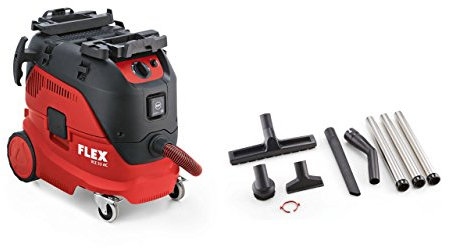 Flex 445983 Staubsauger, 1400 W, 230 V, Rot, Einheitsgröße