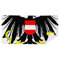 DIYthinker Österreich National Emblem Land Badetuch weichen Waschlap Kulli Waschlap Kulli 35X70Cm 35 x 70cm Mehrfarbig