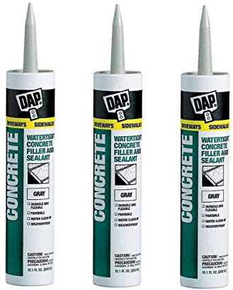 Dap 18021 Concrete and Mortar Watertight Filler and Sealant - Gray 10.1-oz Cartridge (18096). Sold as 3 Pack