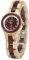 BEWELL Handgemachte Natürliche Hölzerne Uhren Für Damen Mode Uhr Analog Quarzwerk Armbanduhr Casual Stil für Frauen mit Hölzerne Armband