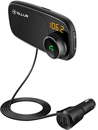 Tellur Bluetooth Car FM trasmettitore FMT-B6, supporto magnetico, Nero