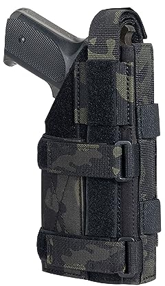 EXCELLENT ELITE SPANKER Taktische verstellbare Pistolenholster für M1911 Glock 17 G18 G19 G26 G34 XD-45acp CZ P-10C Molle Holster (MCB)