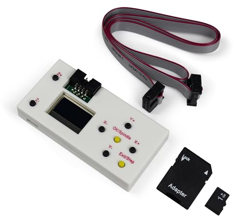 CNCTOPBAOS 3-Achsen-GRBL-Offline-Controller-Platine, Fernbedienung, Handsteuerung, LCD-Bildschirm, Offline-Steuermodul für 1610 3018 PRO CNC-Fräsen, Gravurmaschine, Offline-CNC-Controller