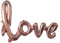 Rose Gold Love Foil Balloon, 106cm
