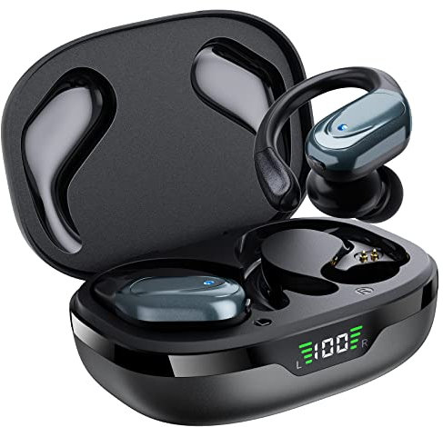 HolaDream 2023 Auriculares Inalambricos Deportivos, Auriculares Bluetooth 5.3 Sport IPX7 Impermeable Audífonos Inalámbricos con Microfono, 78H Hi-Fi Estéreo Reproducción Auriculares Inalambricos
