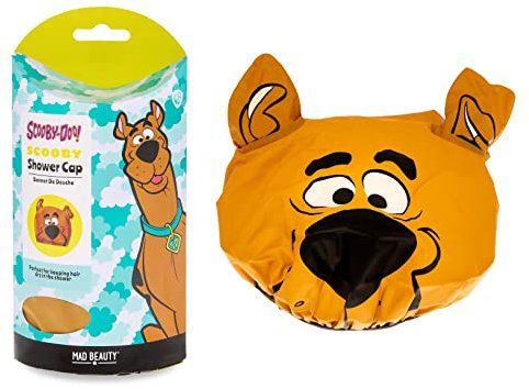 Scooby-Doo Shower Cap Waterproof | Mad Beauty | Reusable, Keeps Hair Dry in Bath or Shower, Funny Childhood Dog Cartoons Throwback, Nostalgic Gift for Men & Women