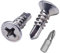 SKIR'CO (800 pezzi) DIN 7504 P acciaio zincato 3,5 x 13 mm viti autoperforanti per metallo, vite in lamiera, testa svasata