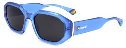 Polaroid Pld 6189/s MVU/M9 AZURE Sunglasses Women's Polycarbonate, Standard, 55