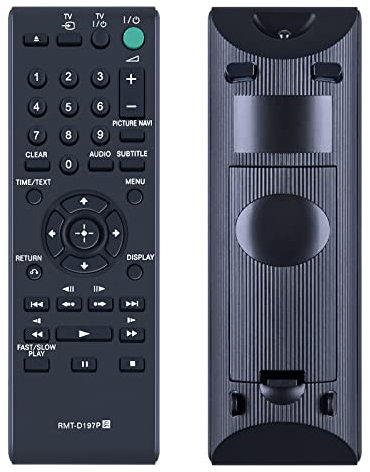 TCNOUMT RMT-D197P Remote Control Replacement for Sony CD DVD Player, DVD Remote Control for Sony DVP-SR120 DVP-SR150 DVP-SR160 DVP-SR170 DVP-SR320 DVP-SR350 DVP-SR360 DVP-SR370 DVP-SR450K