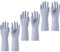YLWX 3 Paires de Gants de Ménage Réutilisables, Gants de Cuisine Antidérapants et Faciles à Nettoyer pour Faire Le Ménage (Color : Bleu, Size : S)