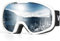 Victgoal Skibrille Herren Damen Snowboardbrille Anti-Beschlag OTG Designed Brille mit UV Schutz Sphärische Brille für Winter Schneesport Skifahren Snowboarding (Weiss)