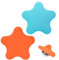Moguri® Juego de 2 tapones para bañera, tapón de desagüe de bañera, cubierta de drenaje de silicona universal, hermosa ilustración de estrella de mar, regalo para niños pequeños