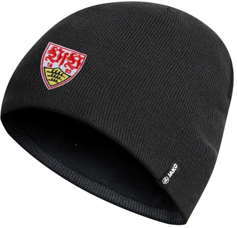 JAKO VfB Stuttgart Strickmütze schwarz VfB 1893 Mütze Fanartikel Bundesliga
