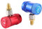 AILOOCEDI Adapter High Low Side Connector Conversion Kit Professionelle Schnellkupplungen Klimaanlagen-Serviceanschluss-Adapter Passend für R1234yf-Kältemittel