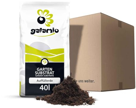 GALAMIO Auffüllerde Erde Universalerde Blumenerde Pflanzerde Gartenerde Anzuchterde Premium Profi Kultursubstrat 40l Sack / 1 Karton Paligo