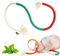 YANGCHUN Catnip Toy Bite Rope, Interactive Cat Toy for Indoor Cats, Kitten Teething Chew Toy Rope, Filled Natural Catnip Cat Chew Teeth Cleaning Stress Release Catnip Cotton Rope Toys-Green