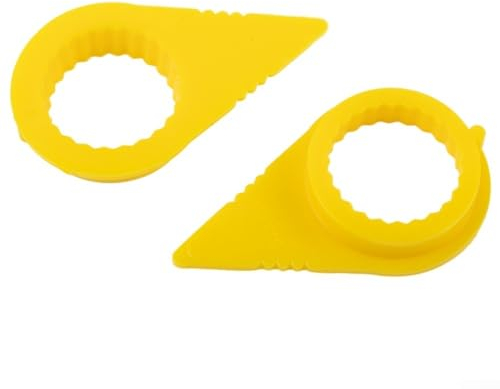 Radmutter-Indikatoren, optimaler Schutz für Ihre Radnaben, 19 mm, gelbe Radmutter-Indikatoren, 25 Stück