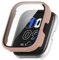 FTRONGRT Cover Compatibile con Amazfit Bip 5 Unity, PC + Pellicola Temperata, Antigraffio, Custodia Protettiva Compatibile con Amazfit Bip 5 Unity Orologio.Rosa