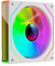 Jungle Leopard Prism4MAX Infinite Mirror Series A-RGB PC Lüfter Gehäuselüfter 120MM,1600PRM 58.36CFM 2.07 MMH2O,Weiß(WH, 1)