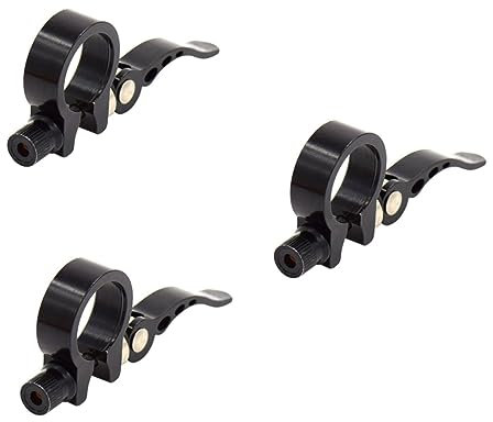 Mipcase 3pcs Cycling Seat Clamps Aluminum Alloy Seatpost Clamp Quick Release Design for Easy Bicycles