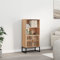 CINDERFUL Highboard 60x35x125 cm Holzwerkstoff,Stilvolles Highboard mit viel Stauraum im zeitlosen skandinavischen Stil Aufbewahren Organisieren