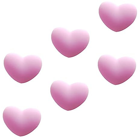 PAMINGONO 6stücke Tennisschläger-dämpfer Aus Silikon Stoßdämpfer Für Tennisschläger Vibrationsdämpfer Herzförmig Und Formen Gegen Tennisarm