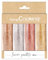 ScrapCooking - Essbarer Glitzer Zucker Mix - Gold, Roségold, Silber, Rubin 76 g – Lebensmittel Glitzerpulver Pastry Decors – 4807