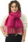 Xifrika langer Damenschal mit Fransen in Olivgrün – weiches, warmes und elegantes Tuch, Schalgröße 200x64 cm. Warm und ideal für den Winter