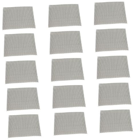 Milisten 15pcs Stainless Steel Mesh Net Moss Fixed Net for Aquarium Plant Moss Carpet Fish Tank Deco