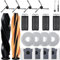 Kit d'accessoires pour Dreame X50 Ultra Complete/L40s Pro Ultra/L50 Pro Ultra/X50 Master, pour Mova V50 Ultra Complete aspirateur robot, brosses à rouleau, filtres Hepa, lingettes, sacs à poussière