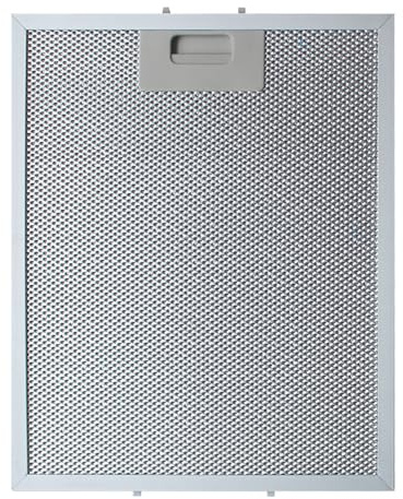 Filtro de grasa para campana extractora de cocina filtro de aluminio rejilla de filtro universal metalico malla separadora repuesto extraccion humo (267x305mm /105+5.5/83.5+10)