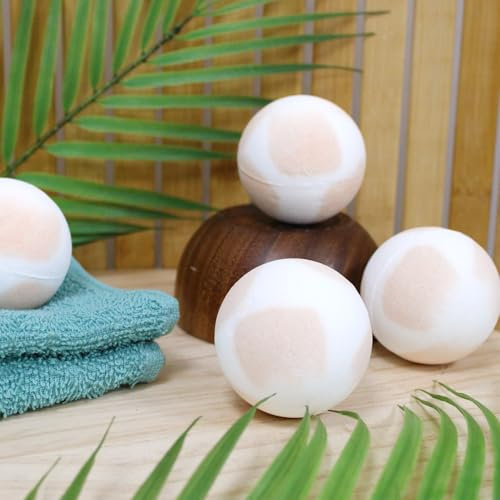 French Tendance - Bombe de Bain Moussant - Relaxation Détente - Cadeau Femme - Bien-Etre - Senteur Coco - Bicolore - 1 x 120 grs - Ambiance Aromatherapie