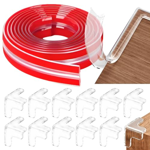 6m Kantenschutz Selbstklebend Eckenschutz Transparent Set