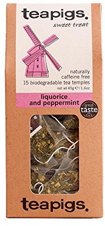 Teapigs Liquorice and Peppermint Tea Bags Made With Whole Leaves (2 Packs of 15)