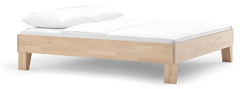 DICO Massivholz-Bettrahmen ohne Kopfteil Komforthöhe 325.44 Größe 100 x 200 cm