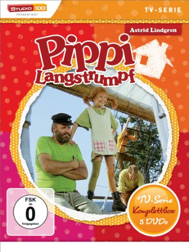 Astrid Lindgren: Pippi Langstrumpf - TV-Serie Komplettbox [5 DVDs, Digital restauriert]