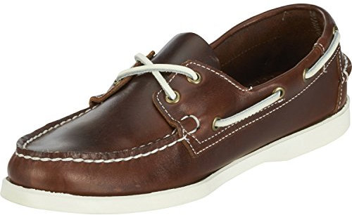 Sebago Docksides Portland Waxed, Scarpe da Barca Uomo, Marrone (Brown White 900), 40 EU