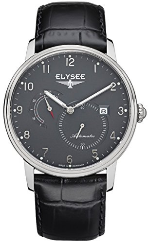 Elysee Unisex ErwachseneArmbanduhr Analog Automatik Leder 77015G