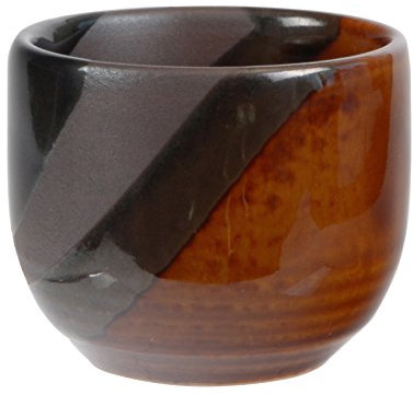Tokio Design Studio Sake Stück Tasse, Porzellan, braun, 4,8 x 4,5 cm