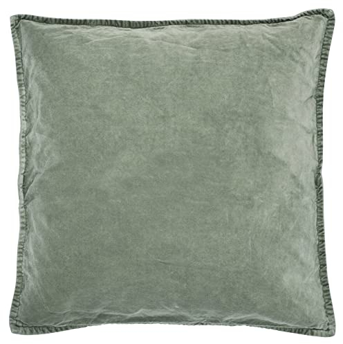 IB Laursen - Kissenbezug - Velour/Samt - Baumwolle - Olive - 52 x 52 cm