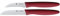 WMF Messerset 2-teilig, mit Schälmesser, Gemüsemesser, Spezialklingenstahl, Griffe aus Kunststoff, rot