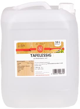 Hauer - Tafelessig hell, 10 l Kanister
