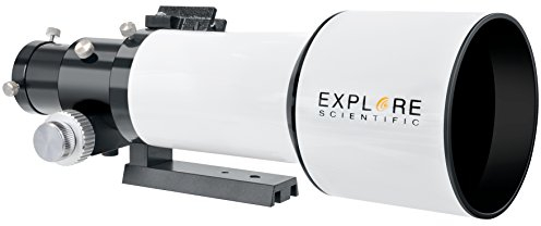 Explore Scientific ED80 Essential Series Luftverteiltes Apochromatisches 80 mm Triplett-Refraktor-Teleskop für Astrofotografie Astronomie