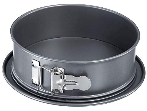 Westmark Springform, auslaufsicher, Ø 18 cm, mit Antihaftbeschichtung, kaltgewalzter Stahl, Back Profi, Anthrazit, 33582260