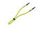 Gill Lanières vertes fluo Modern Fluorescent Green Einfarbig Brillenhalter