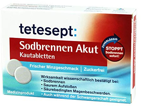 Tetesept Sodbrennen Akut Kautabletten, 20 St