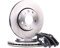 RIDEX 3405B0228 Bremsenset Vorne Belüftet 280mm - Bremsen Set mit Bremsscheiben und Bremsbeläge Satz